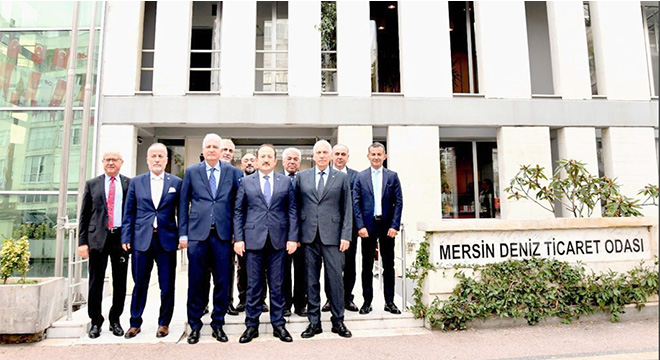 Vali Pehlivan, Deniz Ticaret Odası'nı ziyaret etti